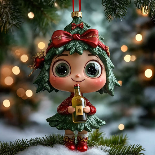 Sparkle Tree Cutie WN0912082CL Christmas Ornament