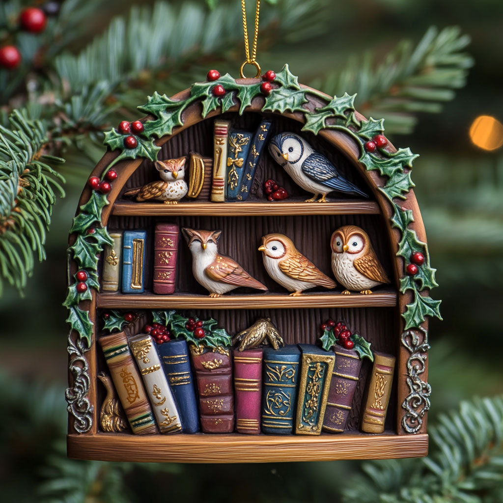 Reading Birds CP2611029CL Christmas Ornament