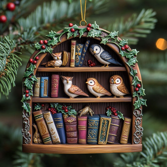Reading Birds CP2611029CL Christmas Ornament