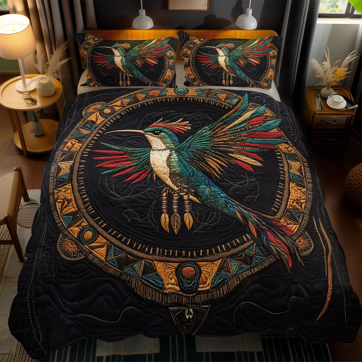 Mystic Hummingbird WN0302071CL Duvet Cover Set