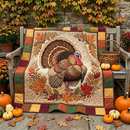 Autumn Turkey Harvest WN1806005CL Quilt