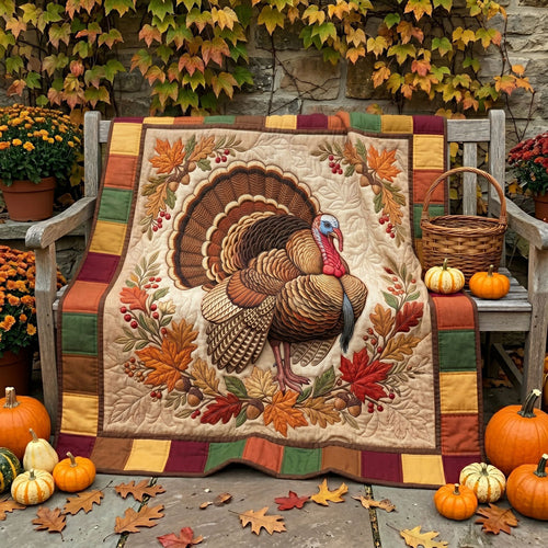 Autumn Turkey Harvest WN1806005CL Quilt