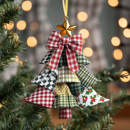Country Patch Christmas Tree WN1211031CL Christmas Ornament