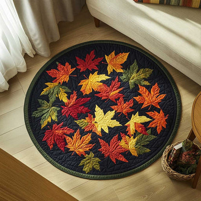 Rustic Maple WN1403039CL Quilted Round Mat