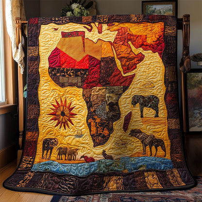 Golden African Safari WN1103006CL Quilt