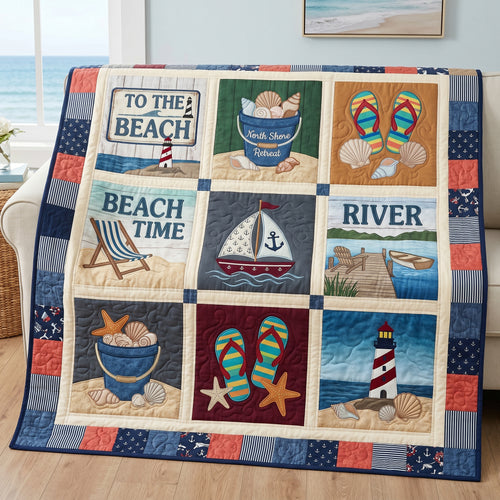 To The Beach XR1604010CL Quilt