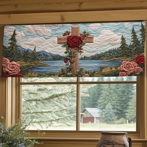 Faith In Bloom WJ2805017CL Quilted Valance