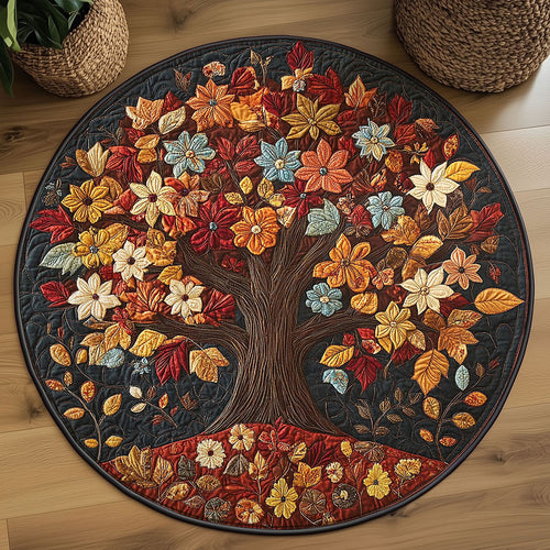 Magic Tree WN0808054CL Quilted Round Mat