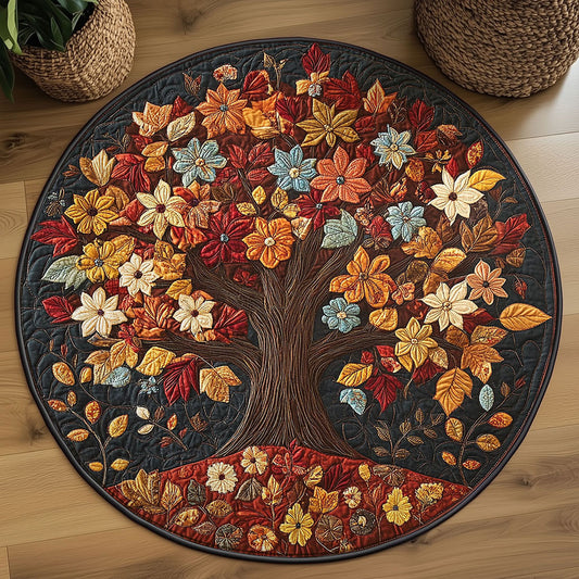 Magic Tree WN0808054CL Quilted Round Mat
