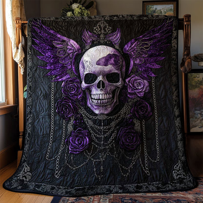 Dark Rose Skull WN1103089CL Quilt