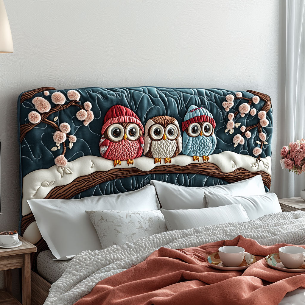 Owl Lullaby KL0801018CL Quilted Headboaard Slipcover