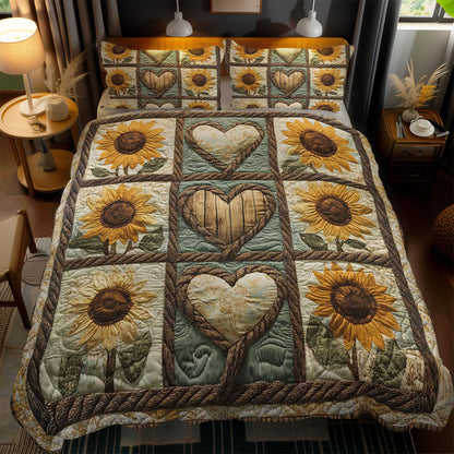 Sunflower Heart WN0303098CL Duvet Cover Set