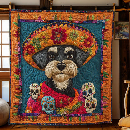 Mexican Schnauzer Charm WN0302006CL Quilt