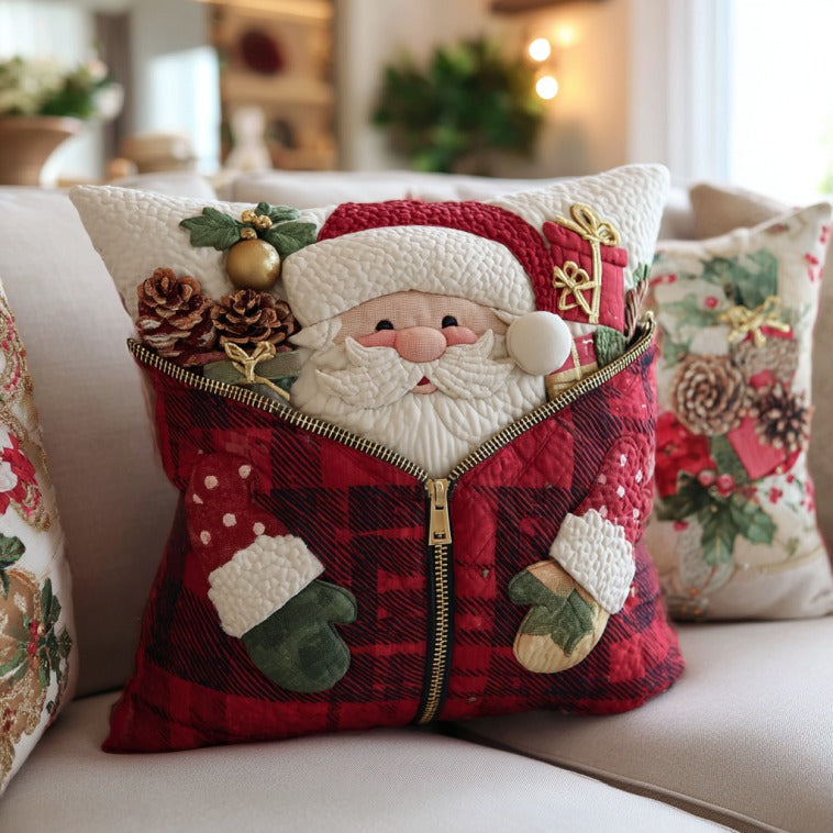 Santa Claus XR2210001CL Quilt Pillow Case