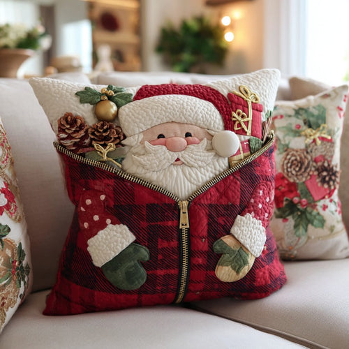 Santa Claus XR2210001CL Quilt Pillow Case