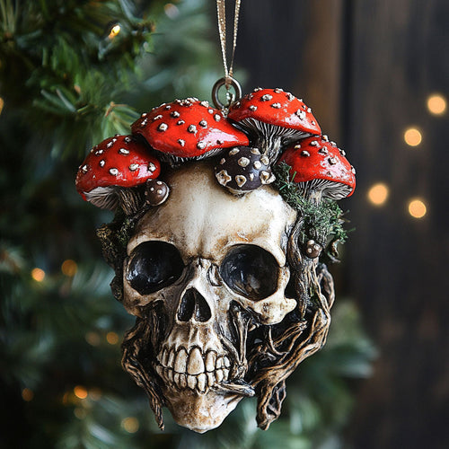 Woodland Skull WN2810084CL Christmas Ornament
