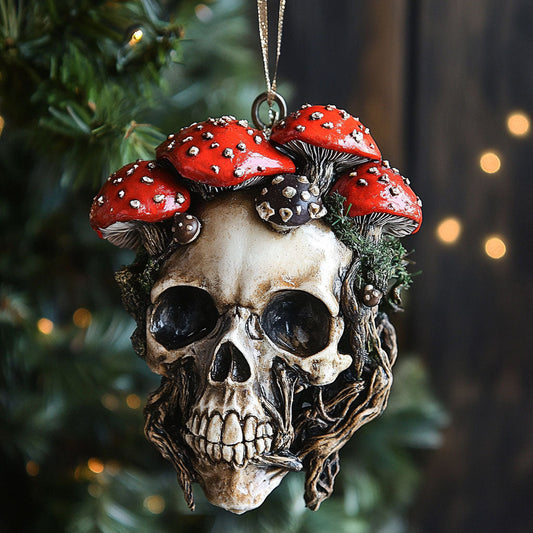 Woodland Skull WN2810084CL Christmas Ornament