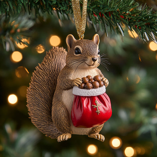 Squirrel Cheer CP0312182CL Christmas Ornament
