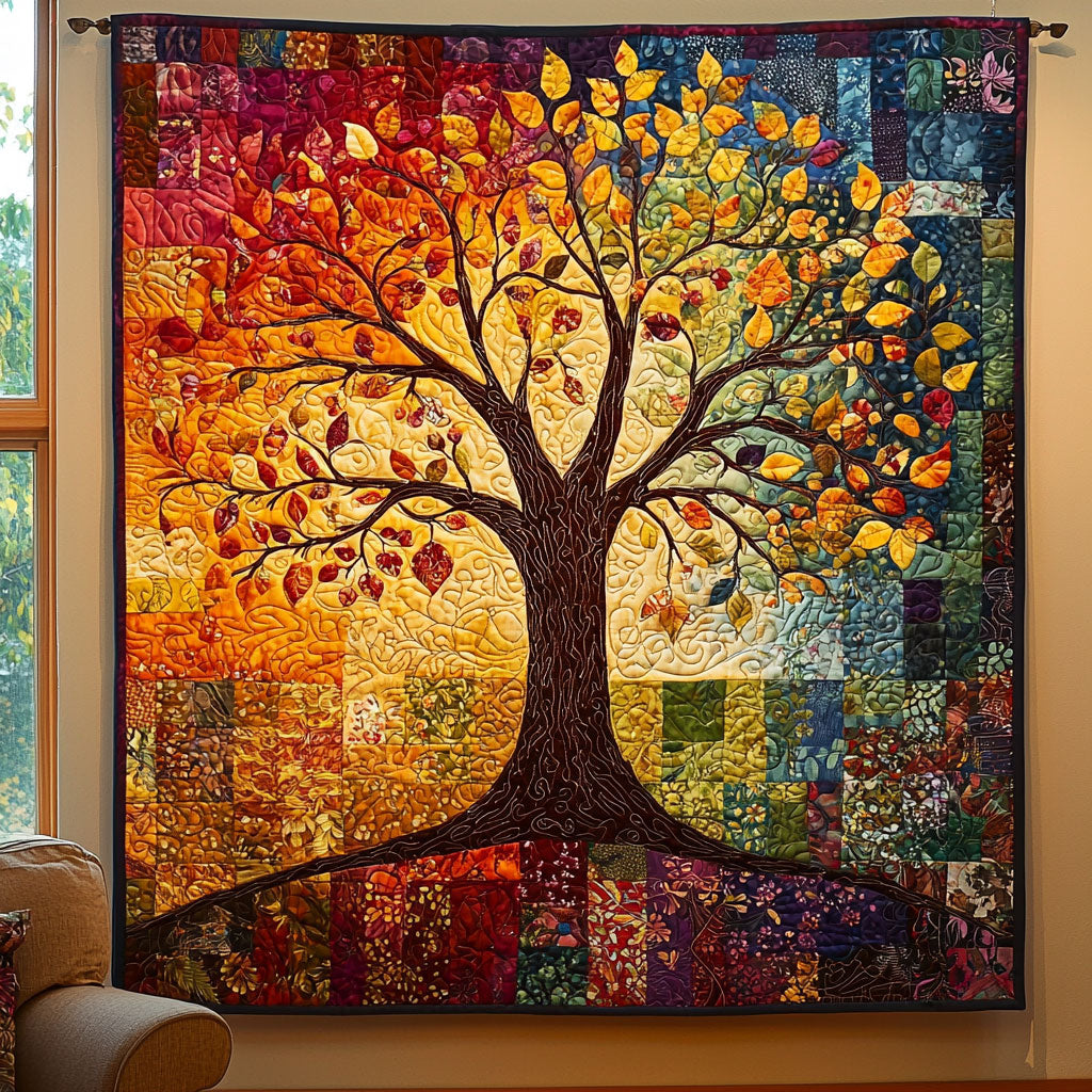 Vibrant Tree Of Life QA1401001CL Quilt