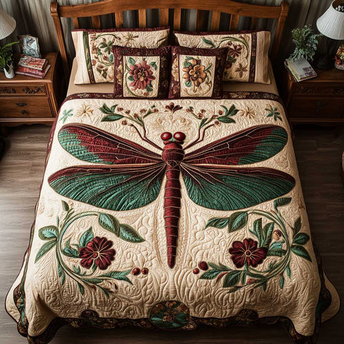 Emerald Dragonfly WP2502036CL Duvet Cover Set