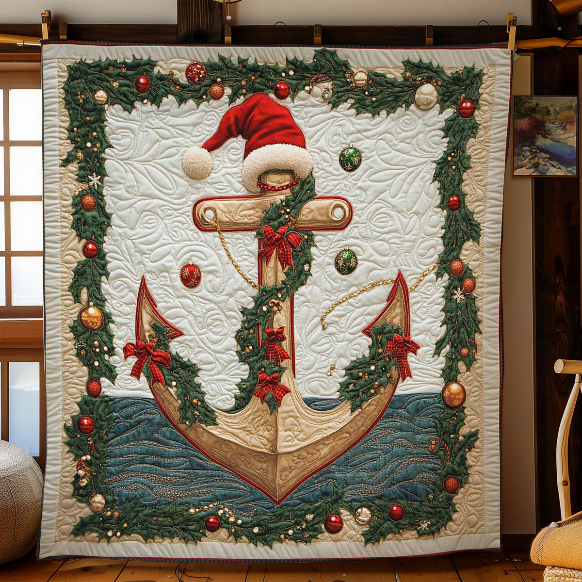 Christmas Anchor WN1501074CL Quilt