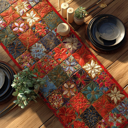 Floral Harmony CW1301174CL Quilted Table Runner
