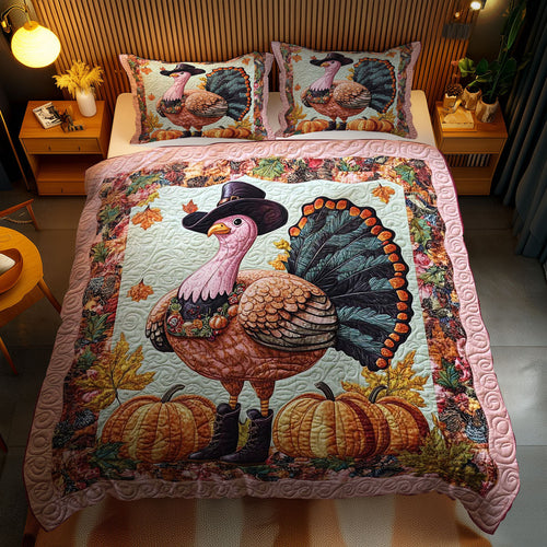 Thanksgiving Turkey Style WN0801106CL Duvet Cover Set