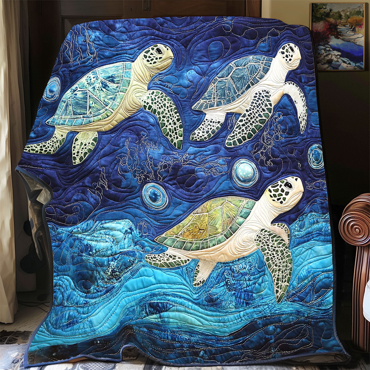 Oceanic Turtles WP0603033CL Quilt