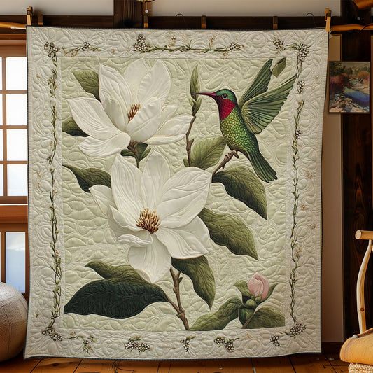 Magnolia Whisper And Hummingbird WN1203014CL Quilt