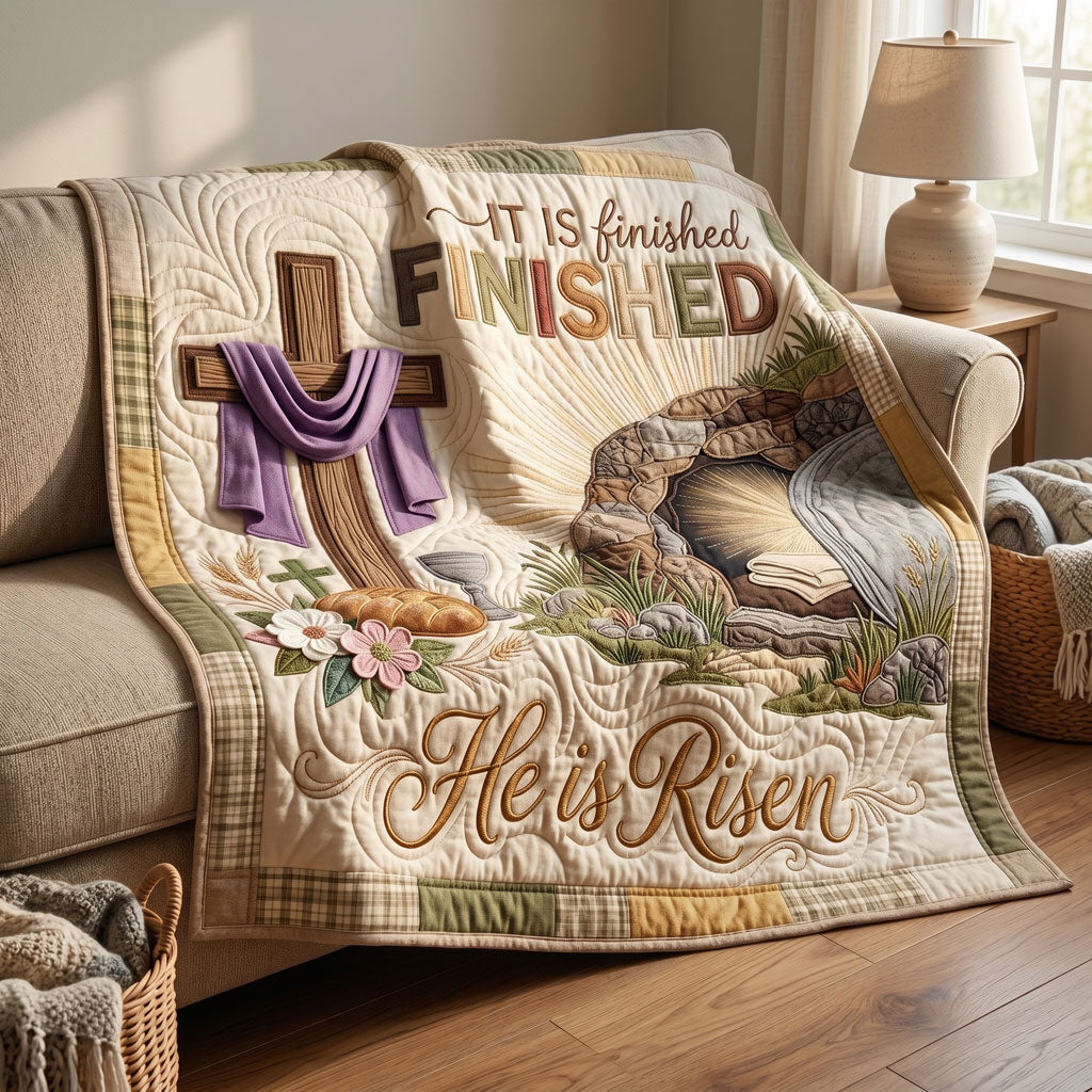 Christian Resurrection Cross WN1704006CL Quilt