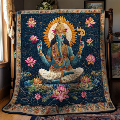 Hinduism Ganesha Blessing WN0503035CL Quilt