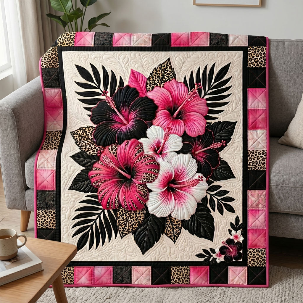 Bold Hibiscus Bloom WN0505007CL Quilt