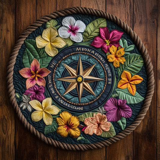 Compass Drift WN0207021CL Quilted Round Mat
