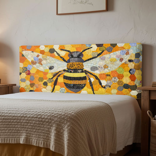 Patchwork Bee CW1112022CL Quilted Headboard Slipcover