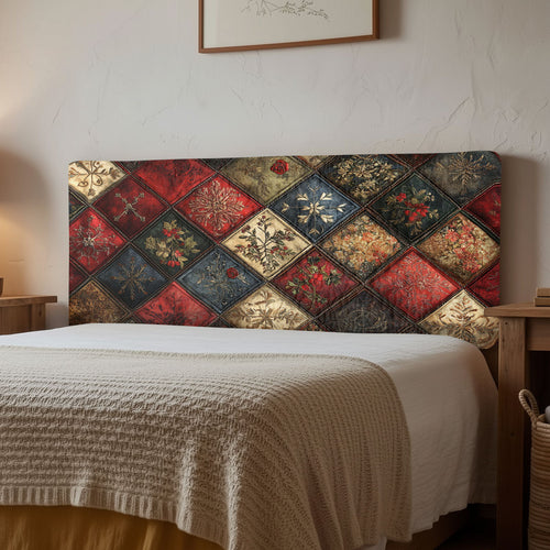 Heritage Patchwork CW2912015CL Quilted Headboard Slipcover