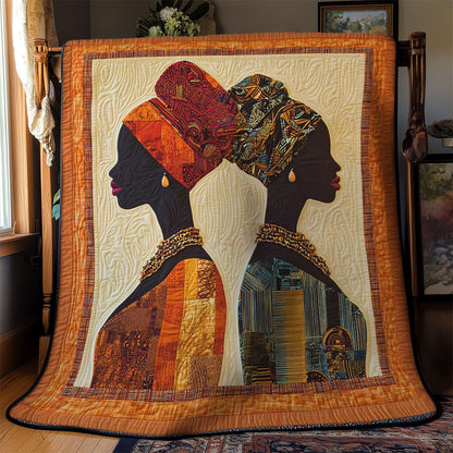 African Woman Heritage WN0703028CL Quilt