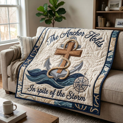 Faith Anchor Cross WN2904005CL Quilt