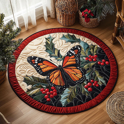 Holly Monarch QA0212030CL Quilted Round Mat