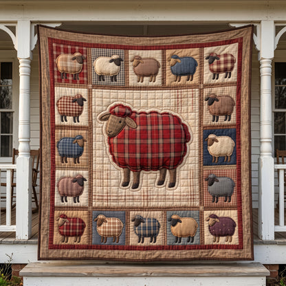 Fabric Sheep XR0705010CL Quilt