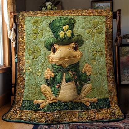 Festive Frog WN0402059CL Quilt