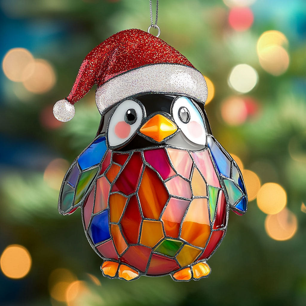 Penguin Star Cheer WN2711035CL Christmas Ornament