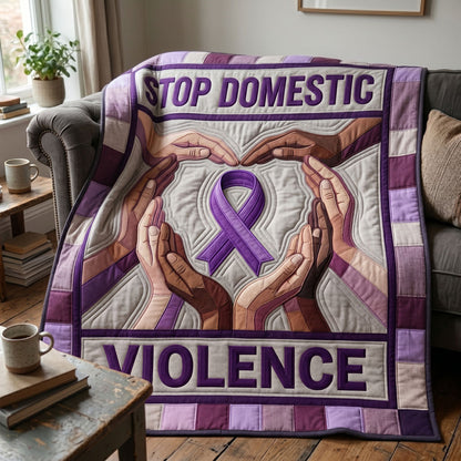 Stop Domestic Violence WN2304017CL Quilt