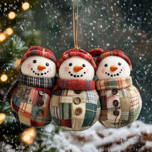 Snowman Snowy Hugs WN0812109CL Christmas Ornament