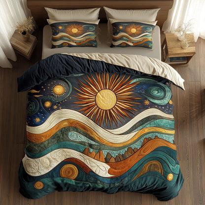 Golden Field Sun WN1701029CL Duvet Cover Set