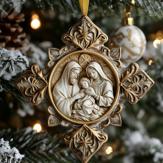 Peace Nativity CP0112103CL Christmas Ornament