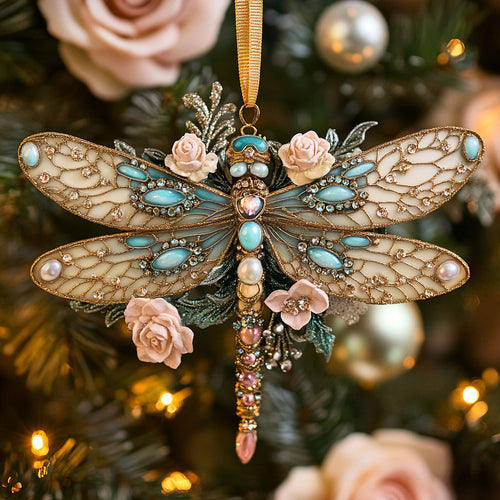 Crystal Dragonfly CW2711013CL Christmas Ornament
