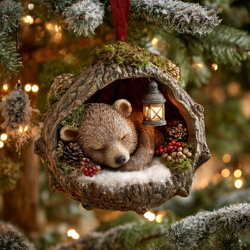 Cozy Bear Nest CW2911004CL Christmas Ornament