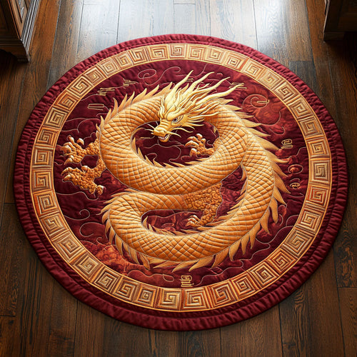 Dragon Coil CP1607041CL Quilted Round Mat