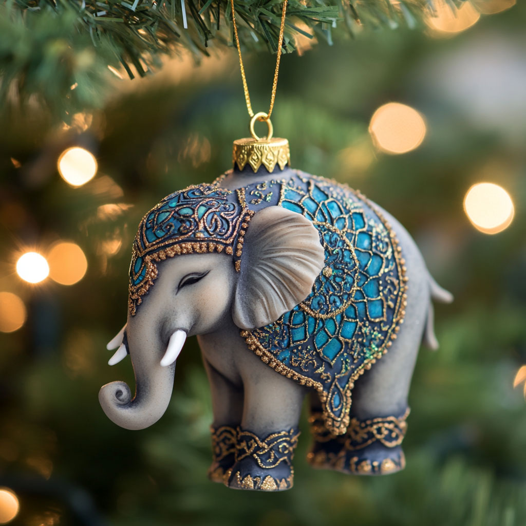 Royal Elephant CP0412074CL Christmas Ornament