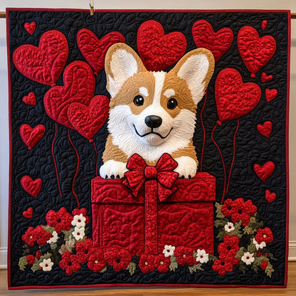 Valentine Corgi CP0601016CL Quilt